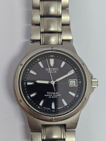 Seiko - Solar - Zonder minimumprijs - 5K25-0A80 A0 - Heren -