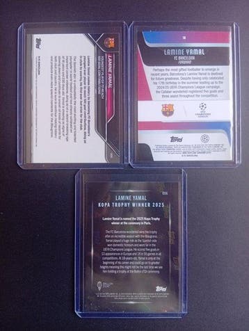 2024/25 Topps Now Lamine Yamal Carte insérée - 3 Card -
