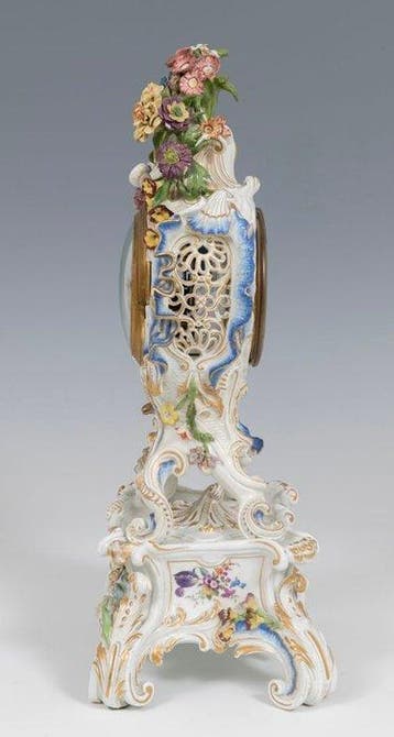 Klok - Meissen - Porselein - 1750-1800, Antiek en Kunst