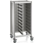 Regaalwagen | MENSA | Aluminium/Hout | 2x 10 Etages (1/1, Zakelijke goederen, Horeca | Keukenapparatuur, Verzenden, Nieuw in verpakking