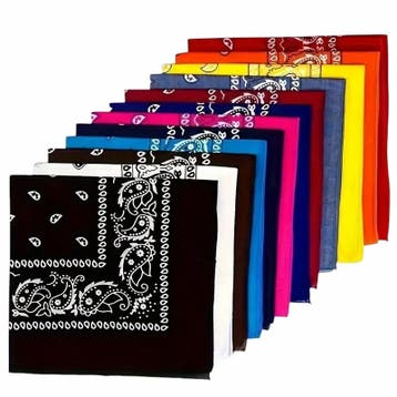 Fako Fashion - Bandana Set - Paisley Bandanas - 12 Stuks, Verzenden