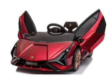 Lamborghini Sian, elektrische kinderauto met vleugeldeuren, Ophalen of Verzenden, Nieuw, Afstandsbediening