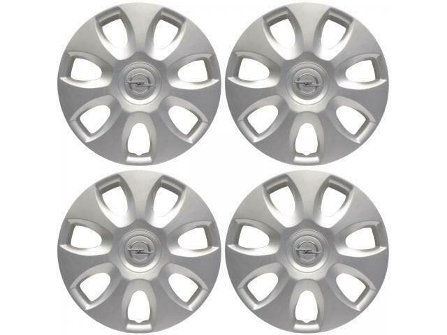 ORIGINELE GM Opel naafdoppen wielbeschermerset ZILVER 15 inc, Auto-onderdelen, Banden en Velgen, Ophalen of Verzenden