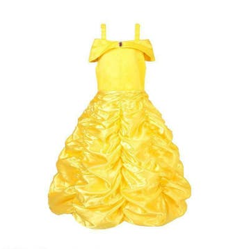 Prinsessenjurk - Prinses Belle jurk - Kleedje, Verzenden, Nieuw