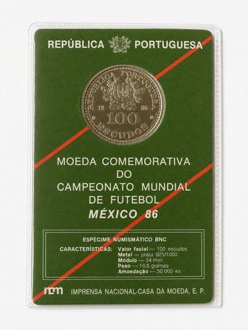Portugal. 100 Escudos 1986, 7 x (Zonder minimumprijs)