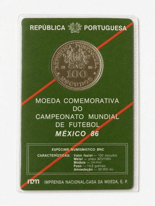 Portugal. 100 Escudos 1986, 7 x (Zonder minimumprijs), Postzegels en Munten, Munten | Europa | Niet-Euromunten