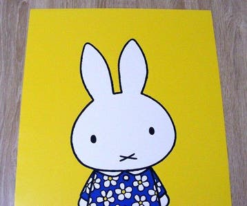 Dick Bruna - Miffy blue dress - Jaren 2000