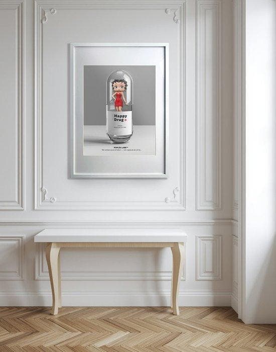 POPLEA - Poplea BETTY BOOP - HAPPY DRUG— (2000), Antiek en Kunst, Kunst | Schilderijen | Modern