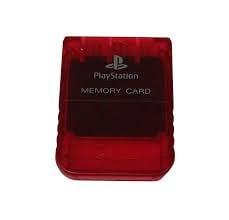 Sony PS1 1MB Memory Card Transparant Rood (PS1 Accessoires), Consoles de jeu & Jeux vidéo, Consoles de jeu | Sony PlayStation 1