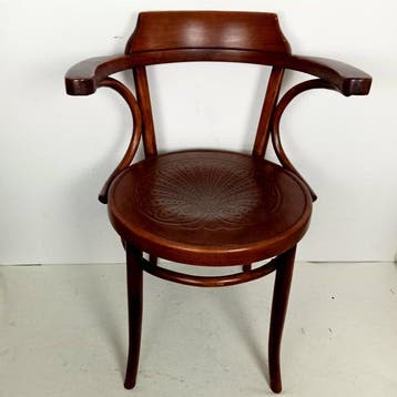 Thonet - Chaise - Fauteuil / chaise de bureau n° 233 - Hêtre