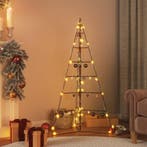 vidaXL Kerstdecoratie kerstboom 140 cm metaal zwart, Verzenden