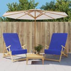 vidaXL Strandhanddoeken 2 st 400 g/m² 60x135 cm stof, Huis en Inrichting, Verzenden, Nieuw