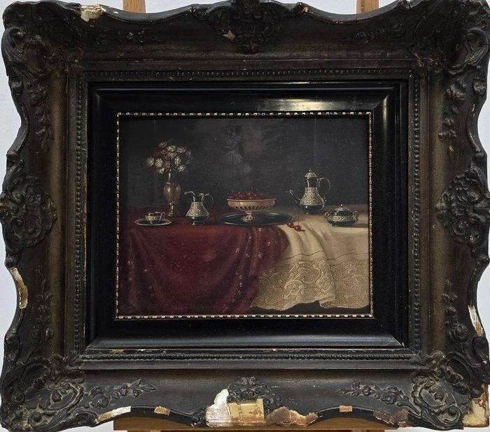 After Hermann Reiner (1914-?) Afte - Still life, Antiquités & Art, Art | Peinture | Classique