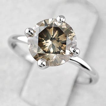 Zonder minimumprijs - Ring - 14 karaat Witgoud - 2.01ct. tw., Nieuw