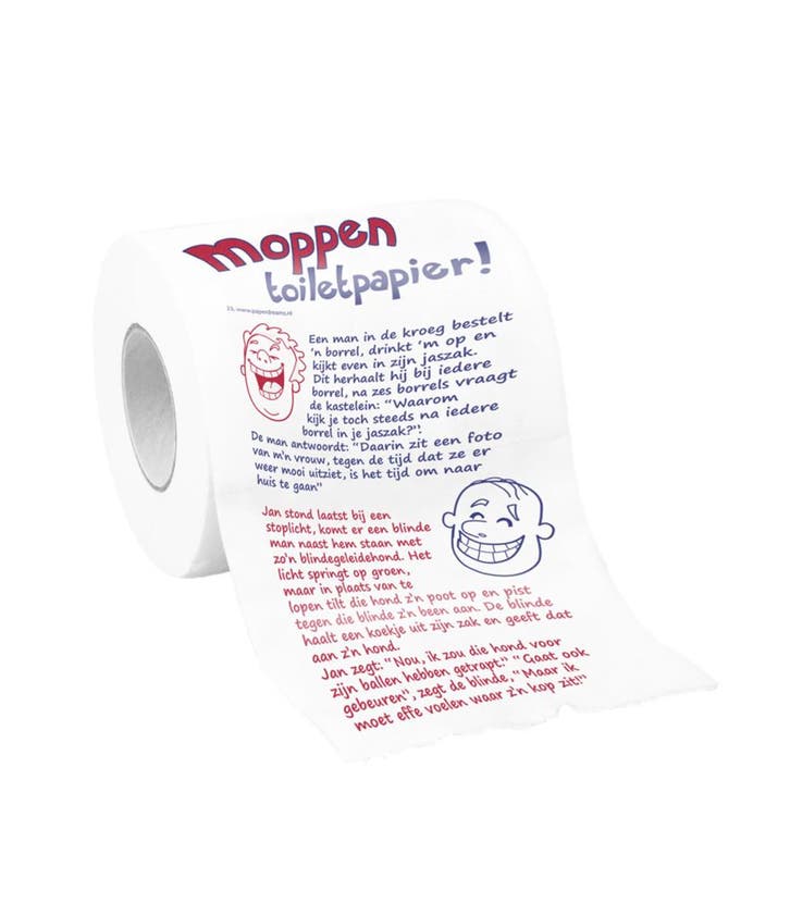 Toiletpapier Moppen, Hobby en Vrije tijd, Feestartikelen, Nieuw, Verzenden