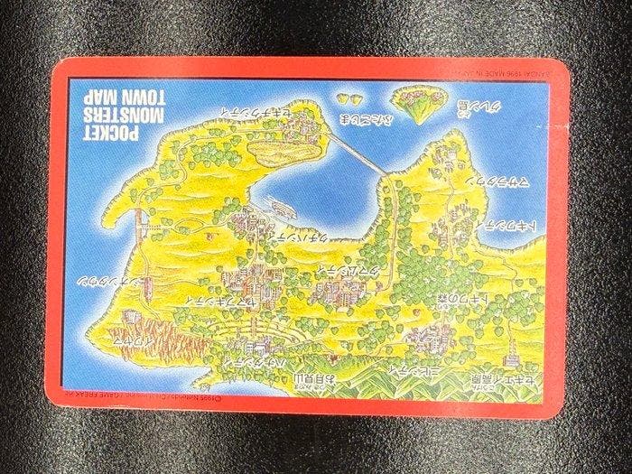 Pokémon - 1 Card - Blastoise Town Map #156 - 1996 Bandai, Hobby en Vrije tijd, Verzamelkaartspellen | Pokémon