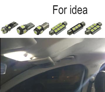 Kit 9 Ampoules Led Intérieur Pour Fiat 03-12, Verzenden