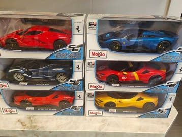Maisto 1:18 - Model sportwagen (6) - SF90 Stradale; Ferrari, Nieuw