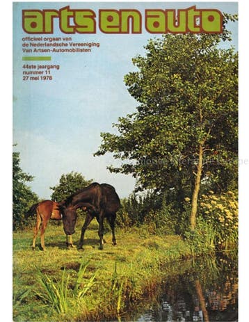 1978 ARTS EN AUTO MAGAZINE 11 NEDERLANDS, Ophalen of Verzenden