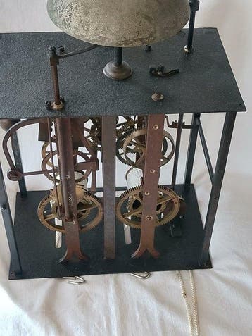 Comtoise klok - Messing, IJzer - 1850-1900 -