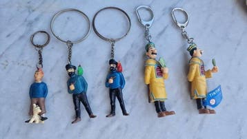 Tintin - Set van 5 sleutelhangers - Heimo Bully Para Bd -, Livres