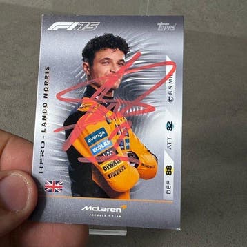 Mclaren - Topps Hero 13 Signed - Lando Norris - 2025 -
