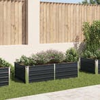 vidaXL Plantenbak verhoogd 160x80x45 cm gegalvaniseerd staal, Verzenden, Nieuw