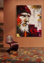 Nguyen Robert (1958) - Regard d’Ombre 90 70 cm