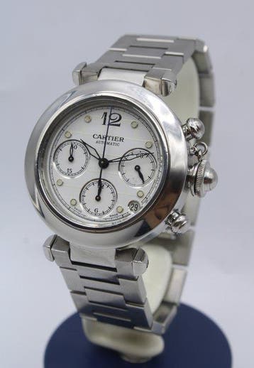 Cartier - Pasha Chronograph - 2412 - Unisexe - 2000-2010