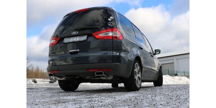 FOX Ford Galaxy II - WA6 einddemper rechts/links - 145x65 ty, Auto-onderdelen, Uitlaatsystemen, Nieuw, Verzenden