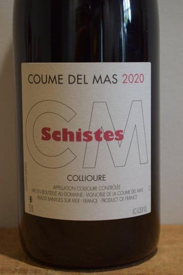 2020 Coume del Mas Schistes - Collioure - 6 Flessen (0.75