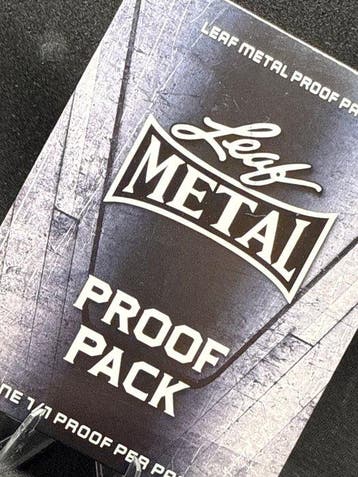 2025 Leaf Leaf Metal Proofs 2025 Una de una - 1 Pack - Near
