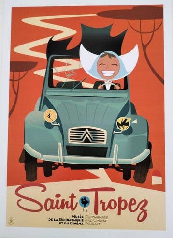Monsieur Z - 4 Posters Musée de la gendarmerie SAINT TROPEZ