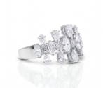 Bague tendance - 14 carats Or blanc - 1.84ct. tw. Diamant