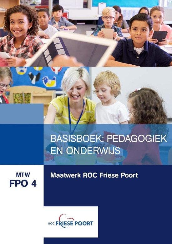 MTW FPO 4: Maatwerk ROC Friese Poort: Basisboek: Pedagogiek, Livres, Livres scolaires, Envoi