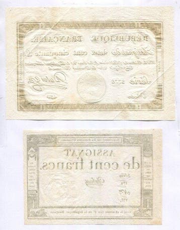 France. - 100 Francs, 250 Livres - Various Dates (Sans prix