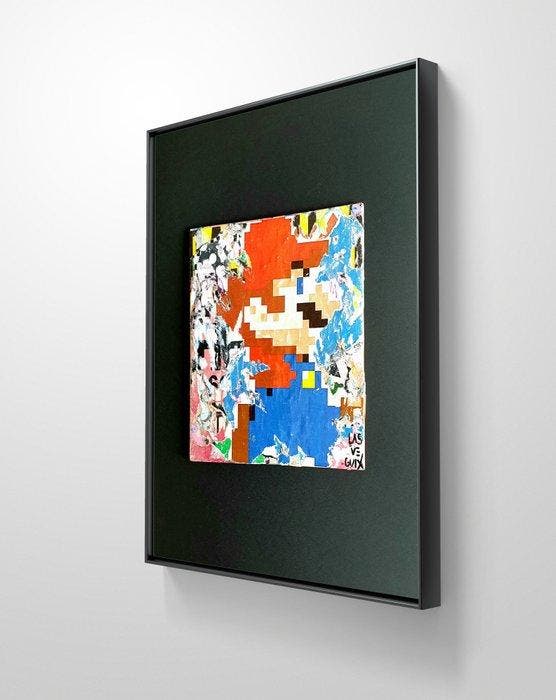 lasveguix (1986) - Carrelage MARIO PIXEL, Antiek en Kunst, Kunst | Schilderijen | Modern