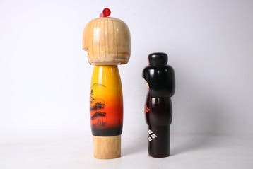 Miyakawa Kunio – Prijswinnende Ybae Sunset Kokeshi &