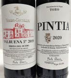 2019 Vega Sicilia, Valbuena 5º Año & 2020 Pintia - Ribera, Verzamelen, Wijnen, Nieuw