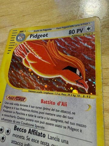 Pokémon Card - Pidgeot Holo - WOTC - Expedition Base Set, Nieuw
