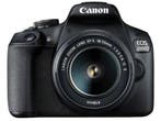 Canon EOS 2000D - DSLR camera - 24,1Mpx - 18-55mm f/3.5-5.6, Audio, Tv en Foto, Fotocamera's Digitaal, Verzenden, Zo goed als nieuw