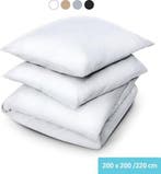 2dekans | Dreamlab Dekbedovertrek set - 200 x 200/220 cm -, Huis en Inrichting, Slaapkamer | Beddengoed, Ophalen of Verzenden