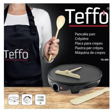 Teffo Pannenkoekenpan 30cm/1100-1300W, Ophalen of Verzenden, Nieuw in verpakking, Bakkerij en Slagerij