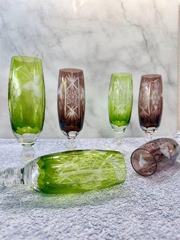 Nachtmann - Service de boisson (6) - Cristal - Nachtmann, Antiquités & Art