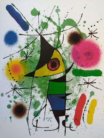 Joan Miró (1893-1983) (after) - The Singing Fish