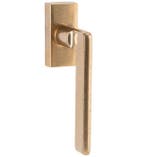 Draaikiepgarnituur Piatto/Bauhaus messing antiek, Nieuw