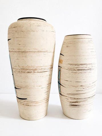 Scheurich - Vase - Céramique - 2 × Allemagne de lOuest