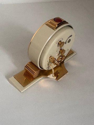 Reisklok, Wekker - Vintage - “Art-Deco” - 1950-1960 - ORIS, Antiek en Kunst