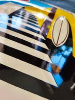 Bauhaus - enamel sign BAUHAUS Sonnenaufgang Emailschild, Antiquités & Art