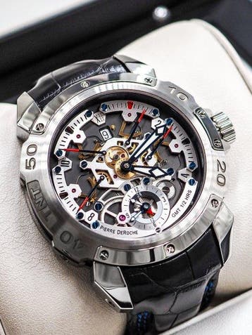 Pierre DeRoche - Royal Retro GMT - Zonder minimumprijs -